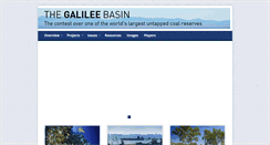 Desktop Screenshot of galileebasin.org