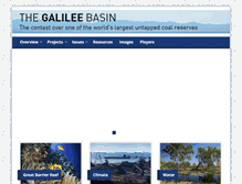 Tablet Screenshot of galileebasin.org